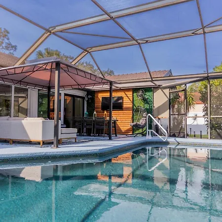 Upscale Tampa Bay Dream Home Pool With Putting Green